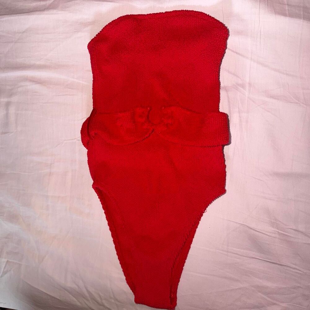 Victoria's Secret Red Belted Swimsuit